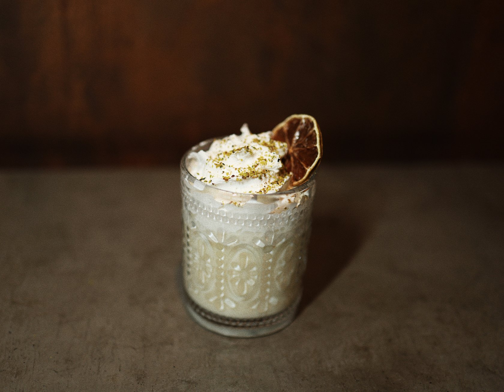 Pistachio hot chocolate