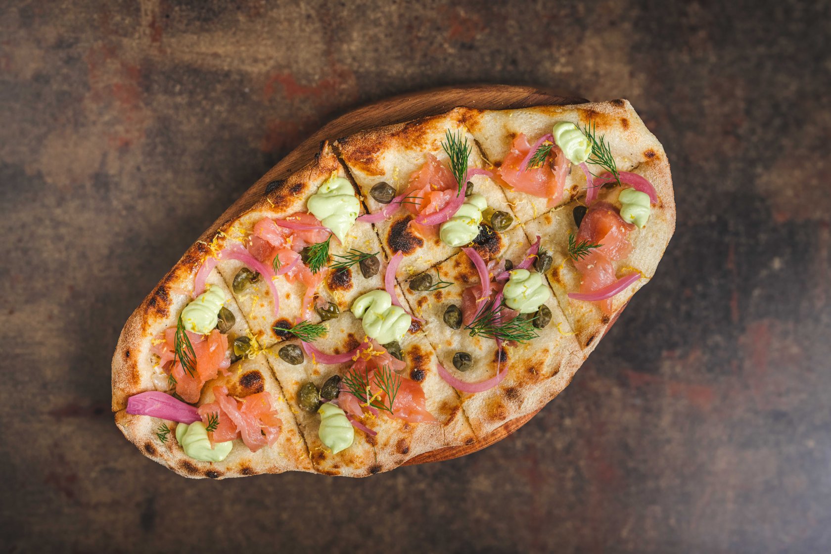Salmon Pizzetti cu sos alb si capere ( 320 g )