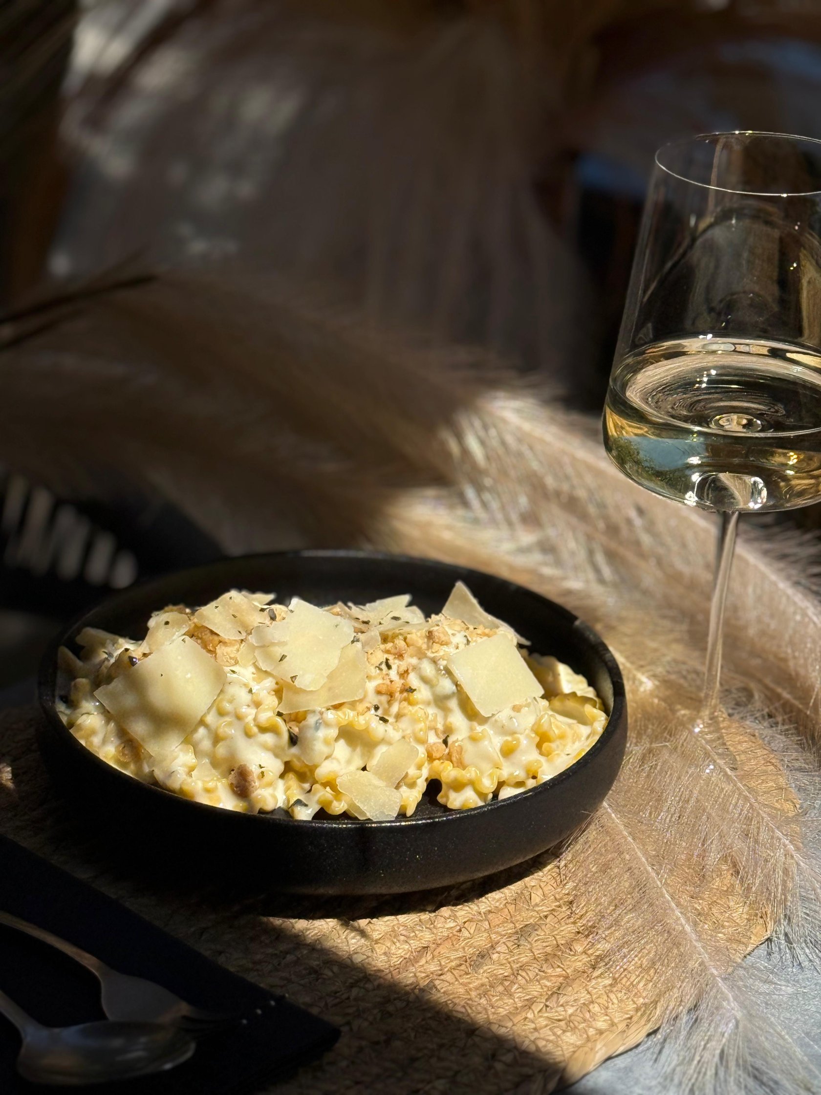 Mafalde quatro formaggi