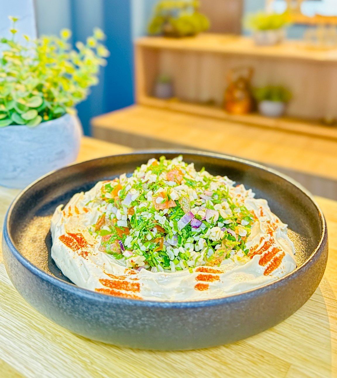 Salata Humus cu Tabboulehcu