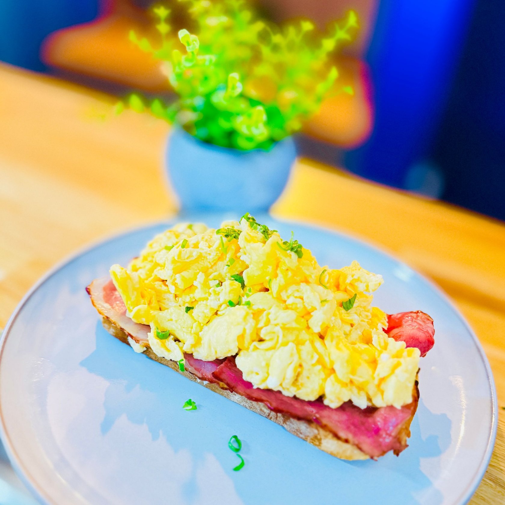 Scrambled Eggs cu bacon