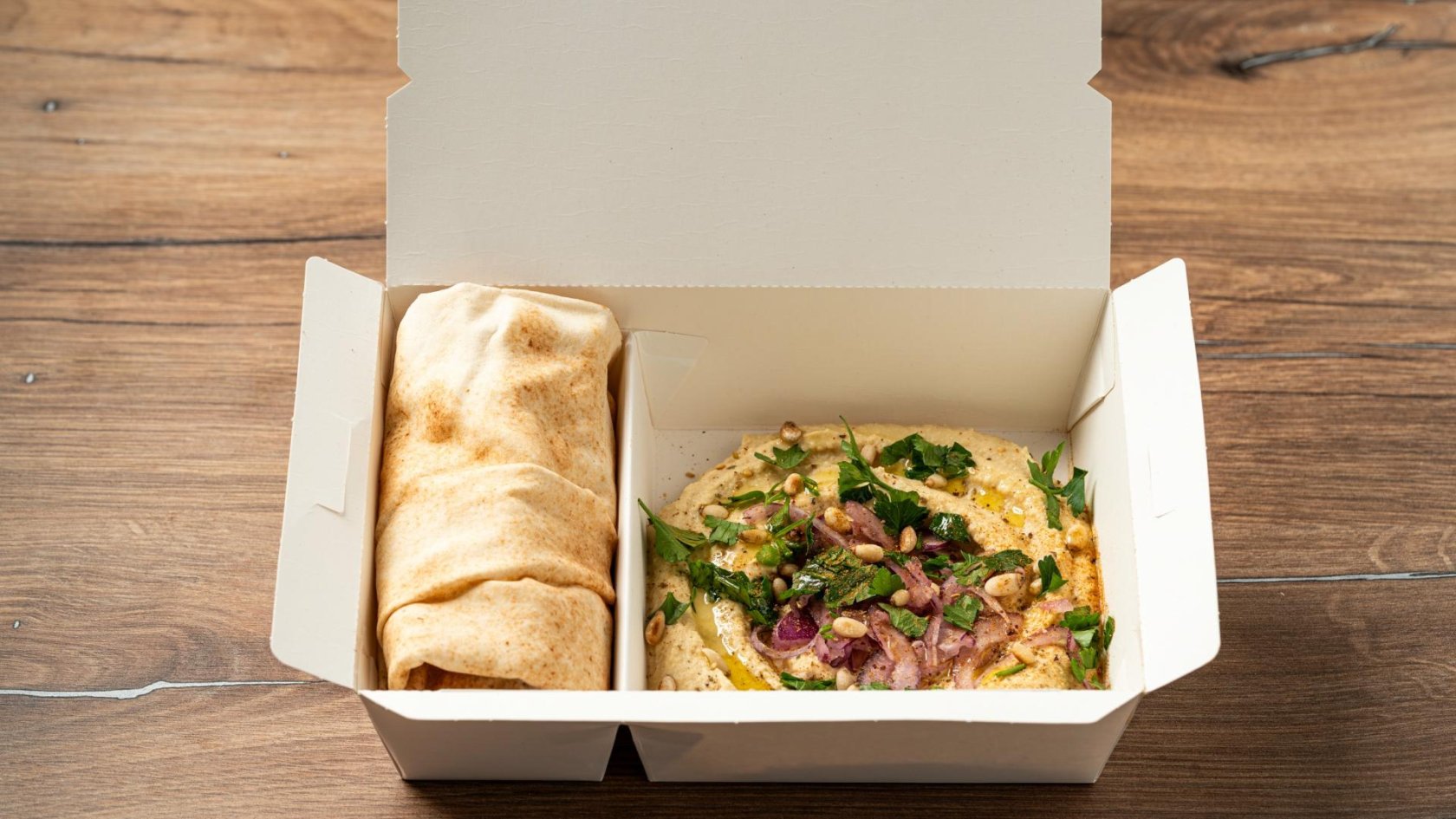 Hummus &amp; muguri de pin - 275g