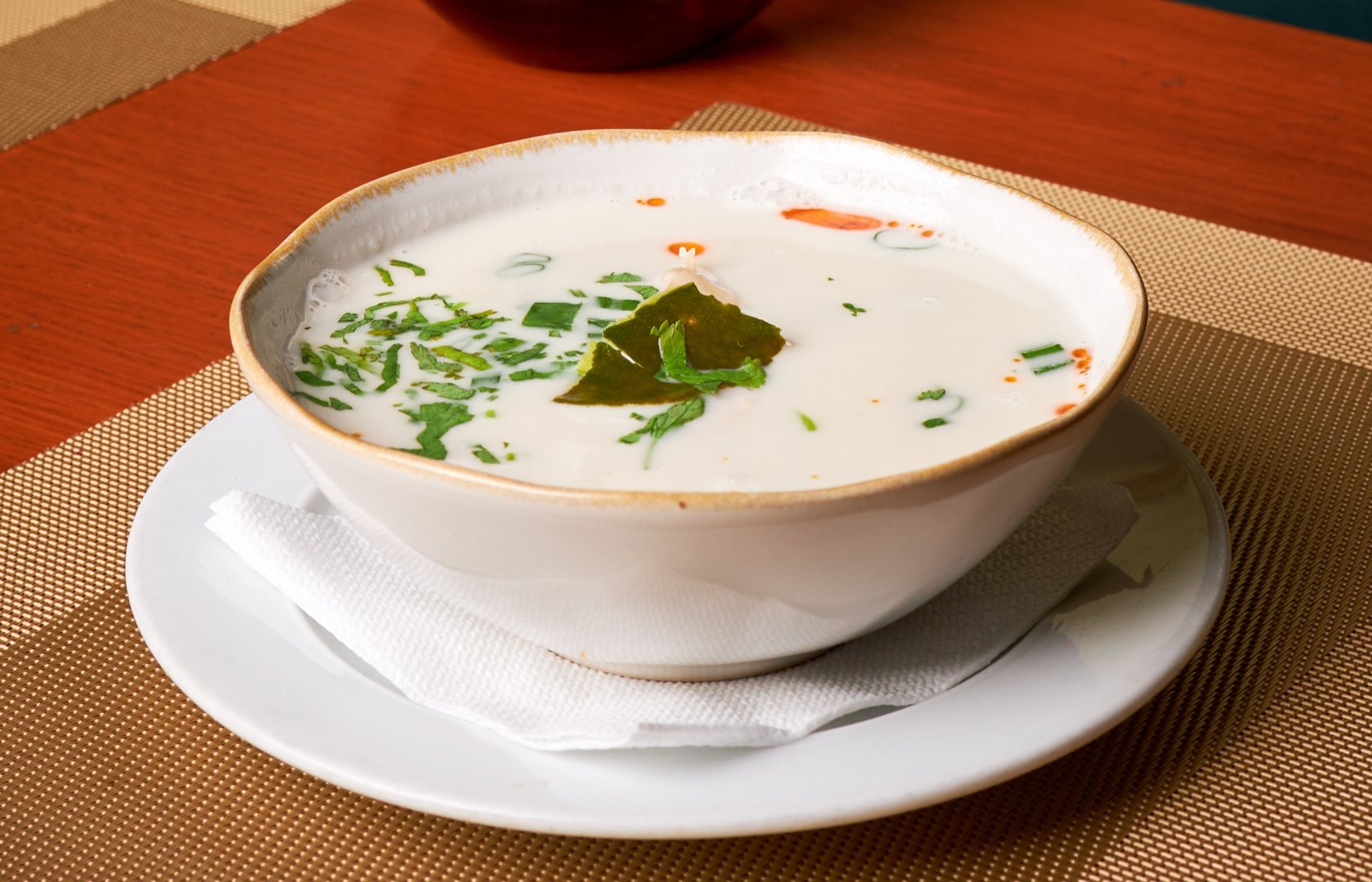 Tom Kha cu fructe de mare