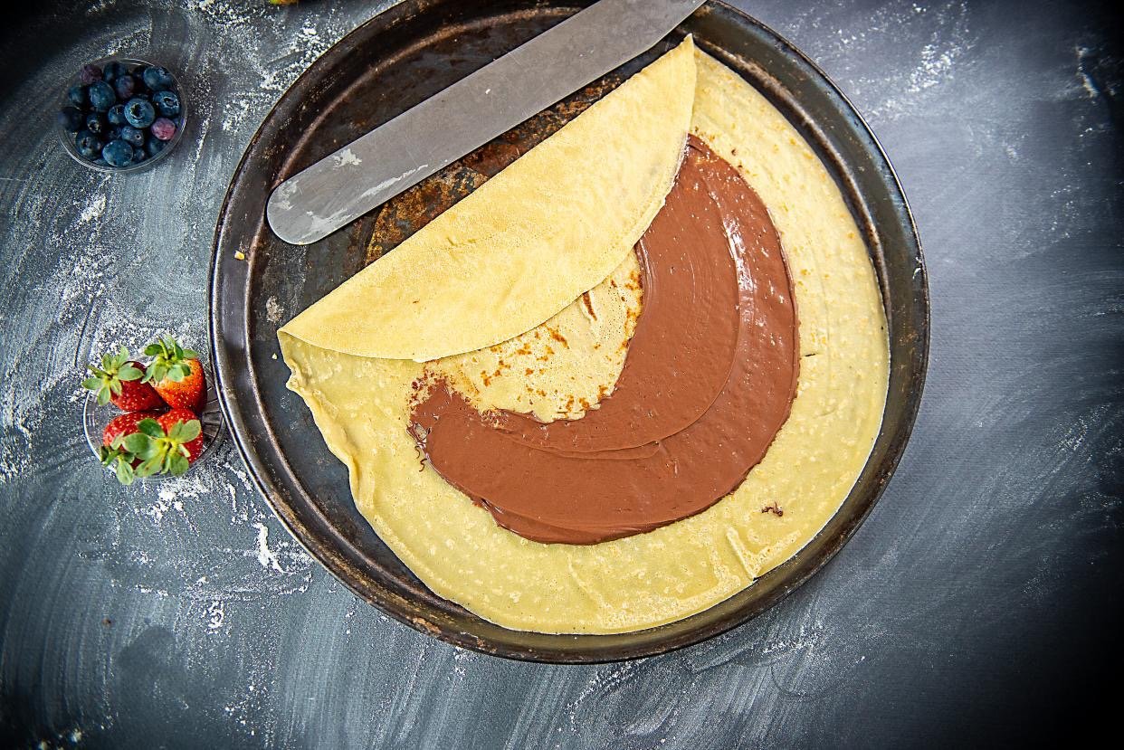 Clătită cu Nutella