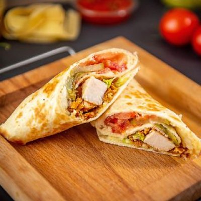 Honey mustard crispy wrap