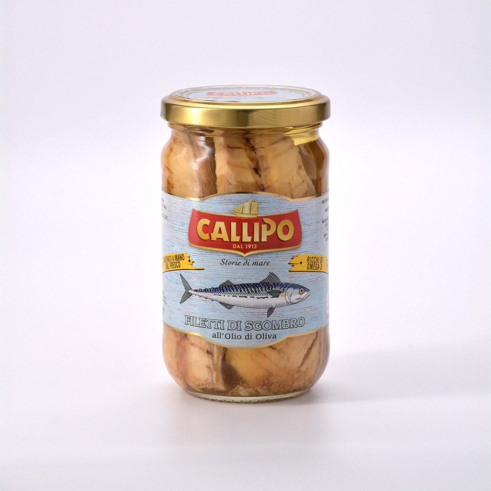 Macrou file in ulei extravirgin de masline Callipo 290 gr