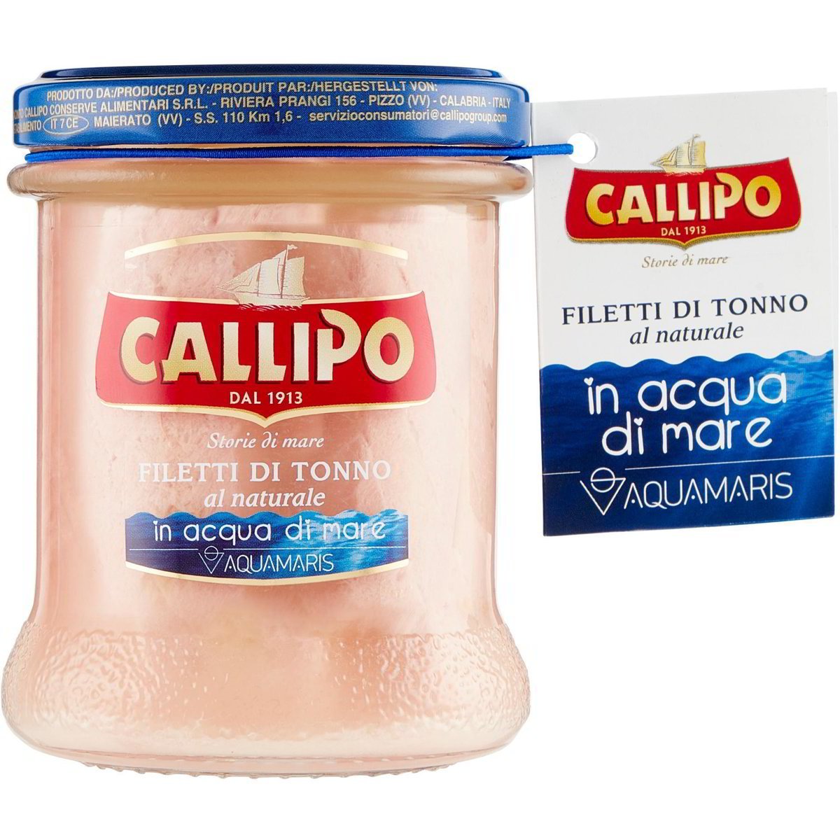 Callipo Ton File in Apa de Mare Filtrata Aquamaris 170 g