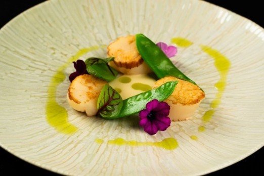 Scoici Saint Jaques cu miso dulce